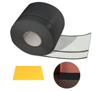 Plinthe Souple Autoadhésive PVC 50x20mm 6M - Ruban Flexible Autocollant d'Étanchéité Pour Cuisine et Salle de Bain