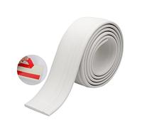 Plinthe souple autocollante - Angle de courbure - Barre de transition autocollante - Réglette courbée - Découpable individuellement (9,8 cm x 5 m (NBR)