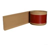 Plinthe souple en PVC - 4 m - Moulure L pour profil de bord - Garniture murale flexible pour amélioration de la maison - Marron foncé, jaune, gris (marron clair)