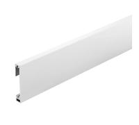 Plinthe Square en aluminium blanc (H= 60 mm, L= 250 cm)