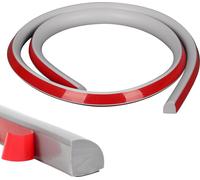 Plinthes flexibles autocollantes pour plafond (gris 5 m) - Plinthes décoratives autocollantes pour plafond pour sol (gris 5 m) - Plinthes souples bandes d'angle décoratives (gris 5 m) - Plinthes pour