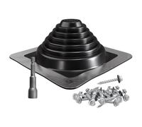 Pliraydn Conduit de ventilation de toit Toiture Étanchéité Argent | Conçu pour les toitures métalliques, assure une étanchéité efficace et convient aux cheminées et conduits.