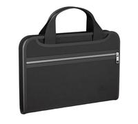 Pliraydn Mallette organisation interne Multipoches Classement Noir | Grand compartiment et séparateurs pour classer dossiers A4, carnets et passesports, facile à trouver.