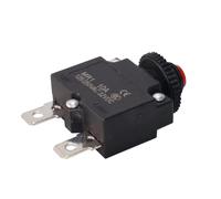 PLIXO Disjoncteur réinitialisable MR1-10A, 10A | Interrupteur thermique de surcharge 250V AC, 28x13x40mm, bouton rouge