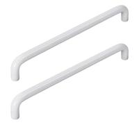 PLLJIAXUAMCLNAA Lot de 2 poignées d'armoire de cuisine, de commode en alliage d'aluminium, longues poignées de porte d'armoire pour tiroir, commode, armoire et armoire (256 mm)