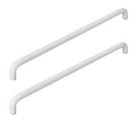 PLLJIAXUAMCLNAA Lot de 2 poignées d'armoire de cuisine, de commode en alliage d'aluminium, longues poignées de porte d'armoire pour tiroir, commode, armoire et armoire (320 mm)