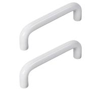 PLLJIAXUAMCLNAA Lot de 2 poignées d'armoire de cuisine, de commode en alliage d'aluminium, longues poignées de porte d'armoire pour tiroir, commode, armoire et armoire (96 mm)