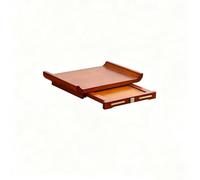 Pllrbvshs Autel Bouddhiste Mural en Bois, Étagère Sanctuaire avec Tablette. | Petite étagère d’autel de méditation personnelle, niches bouddhistes à usage domestique.(Rose,38X25CM/15X9.8IN)