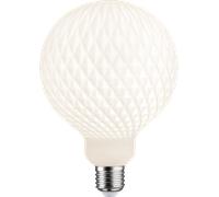 Paulmann 29077 White Lampion Edition Filament LED Globe G125 230V E27 4,3W 400lm gradable 125 mm Blanc Verre 3000K