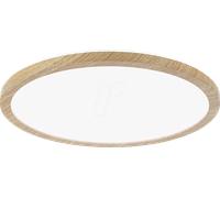 Paulmann Plafonnier LED Atria Shine 71033 16W 4000K IP44 blanc-bois Ø293mm