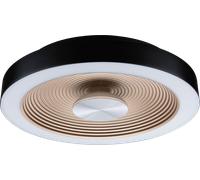 PLM 71178 - Plafonnier Volea, 18 W, 2120 lm, 3 3000 K, rond, noir/or