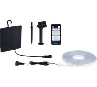 Strip LED Solaire télécommande incluse 5m revêtue IP44 3,2W 30lm/m 60 LEDs/m RGB Noir G