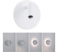 PLM 71287 - Applique murale sans fil Kiora, 1,3 W, 2700 K, dimmable, blanc