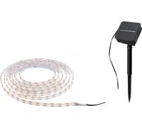Paulmann Bandeau LED solaire 78896 - 3 m, capteur crépusculaire, batterie intégrée, IP44, 2700 K