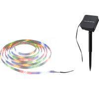 Paulmann Ruban LED solaire 78897 3 m capteur crépusculaire batterie intégrée IP44 RGBY Noir