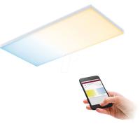 Paulmann Velora 79827 Panneau à LED 15.5 W blanc chaud à blanc lumière du jour blanc mat