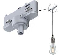 Paulmann ProRail3 adaptateur x W argenté 91385