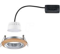Paulmann Lanati spot encastré 1x6 W bois 92240