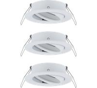 PLM 92486 - Cadre de montage pour projecteur encastré, maximum 3 x 10 W, 50°