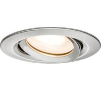 Paulmann Spot encastré Nova 92899 LED 7W GU10 IP65 orientable acier brossé
