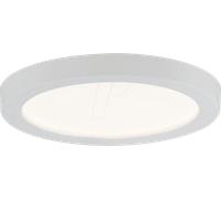 PLM 92945 - Panneau d'encastrement à LED Areo, 5 W, 4 3000 K, rond, blanc