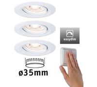 PLM 92971 - Éclairage encastré Mini Nova plus coin, 3 x 4,2 W, 2 2700 K, 15°
