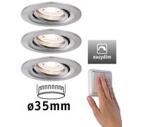 PLM 92973 - Éclairage encastré Mini Nova plus coin, 3 x 4,2 W, 2 2700 K, 15°