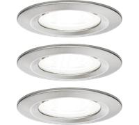 Paulmann Nova spot encastré 3x6.5 W fer 92979