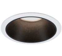 PLM 93394 - luminaire encastré Cole GU10, noir/blanc mat
