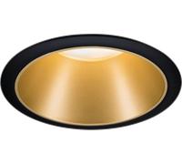 PLM 93403 - Lampe LED à encastrer Cole, 1x 6,5 W, 2 700 K, noir/or mat