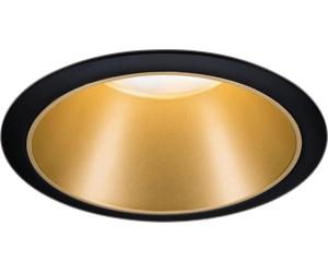 PLM 93403 - Lampe LED à encastrer Cole, 1x 6,5 W, 2 700 K, noir/or mat