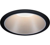 PLM 93407 - Lampe LED à encastrer Cole, 1x 6,5 W, 2 700 K, noir/argent