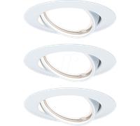 PLM 93426 - Luminaire à LED encastré Nova, 3x 5 W, 3 000 K, blanc mat