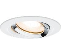 PLM 93663 - Éclairage encastré Nova plus, GU5,3 / GU10, blanc / chrome, rond