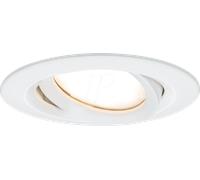 Paulmann Spot encastré Nova 93681 LED 6W IP65 blanc 2700K