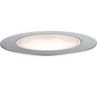 Paulmann Spot sol Plug & Shine Floor Eco Kit de base extérieur IP65 3000K 3x1W 24V 70 mm Argent