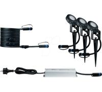 Paulmann Plug & Shine LED Projecteur de jardin Sting Set de base