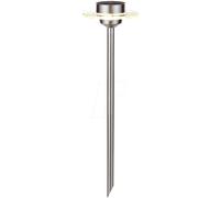Paulmann Lampe de jardin solaire Solar Ufo 93764 – 1x0,2 W – Acier inoxydable, transparent, IP44