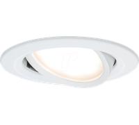 PLM 93876 - Éclairage encastré Coin Slim 1x6,8W, 633lm, 2700K, blanc