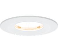 Paulmann Spot LED encastrable pour salle de bains 93881 - IP65 dimmable Coin blanc mat