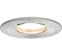 Spot LED encastrable pour salle de bains Paulmann 93882 N/A 6 W Coin Slim fer (brossé)