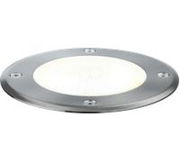 Paulmann 93908 Outdoor Plug&Shine Encastrés Sol LED, IP67, 540lm, 3000K, 24V, orientable, 20°, Argent