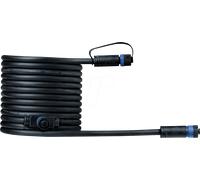 Paulmann Boîtier d'alimentation Eelektra 93927 - Câble 5 m 1-2, IP68, 2x1,5 mm², 24V Noir