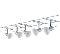 Système De Base Pour Éclairage Sur Câble Gu5.3 50 W Led Paulmann Sheela 94136 Chrome (Mat), Opale
