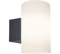 PLM 94186 - Luminaire pour paroi, 15 W, anthracite, IP44, intensité variable