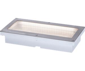 PLM 94239 - Lampe solaire LED, luminaire encastré au sol, argent, IP67