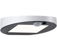 Paulmann Applique murale Ryse 94247 – Solaire LED 1 x 1,2 W 3000 K IP44 Détecteur de mouvement Blanc
