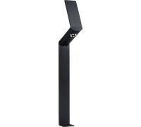 PLM 94262 - Lampe solaire LED, lampadaire, anthracite, IP44, détecteur de mo
