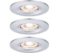 Paulmann 94303 EBL Nova mini Coin Luminaire à LED encastrable jeu de 3 4 W chrome