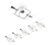 PLM 94432 - WireSystem Spot MacII, blanc mat, 5 spots, GU5.3